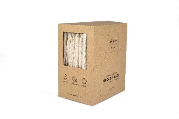 AKIIKO BASICS - Grocery Bags (Pack Of 12)