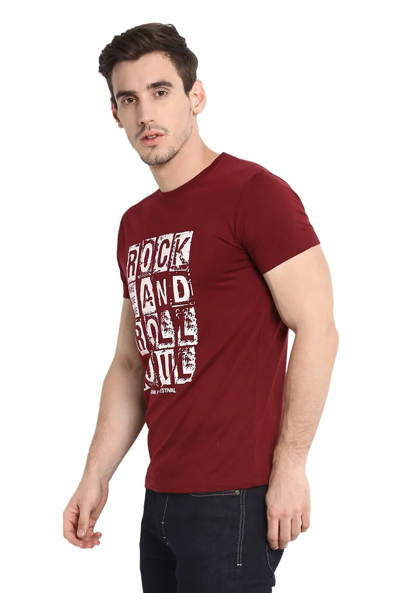 AXMANN Casual T-Shirt (Silver | Maroon) Combo Pack