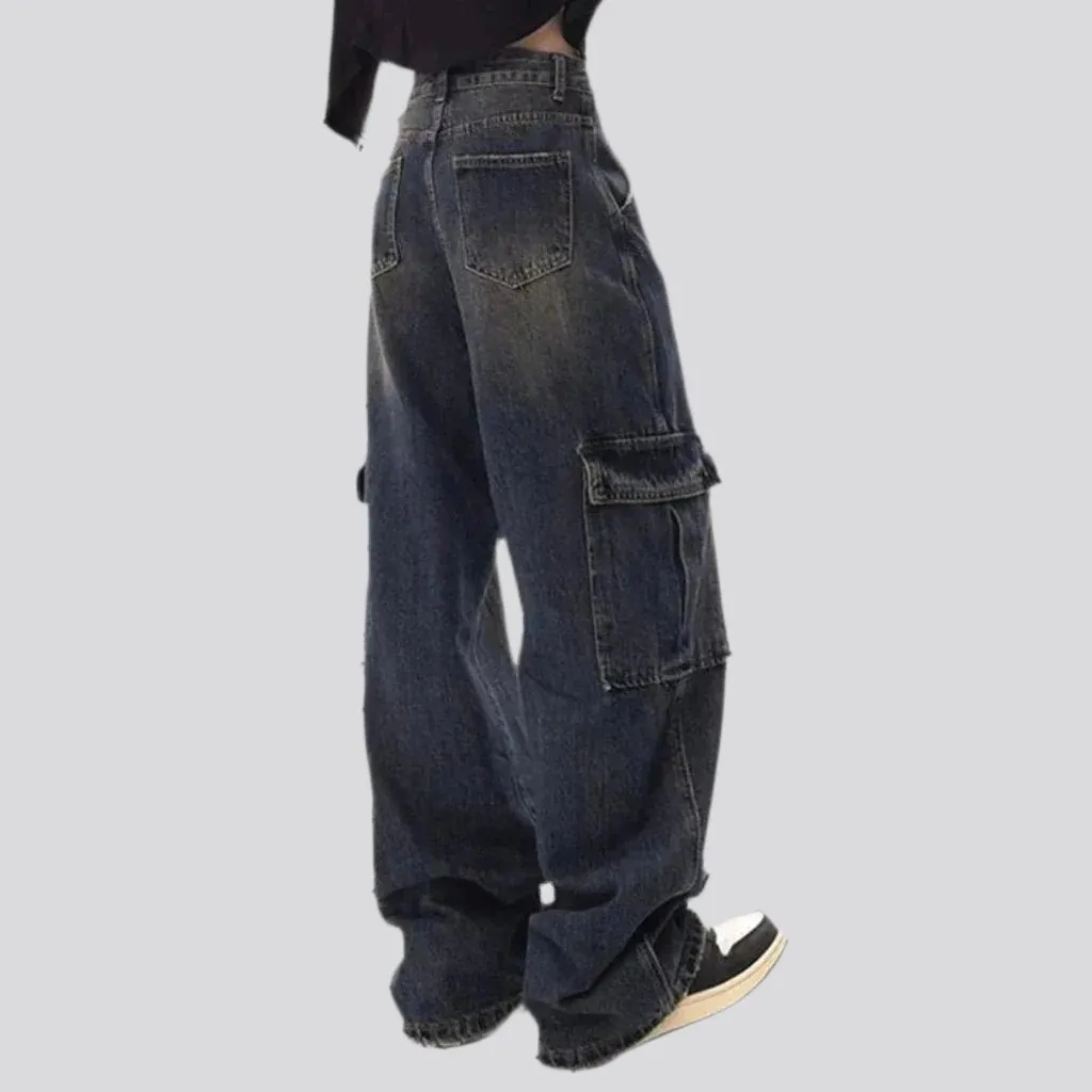 Baggy fashion jeans for women