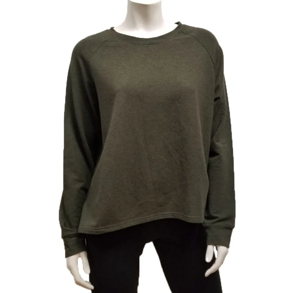 Bamboo French Terry Crop Sweatshirt