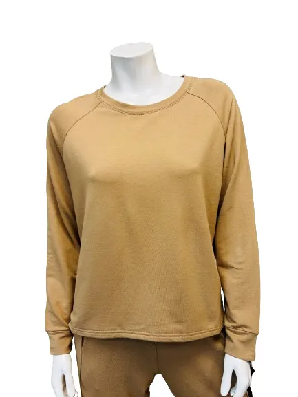 Bamboo French Terry Crop Sweatshirt