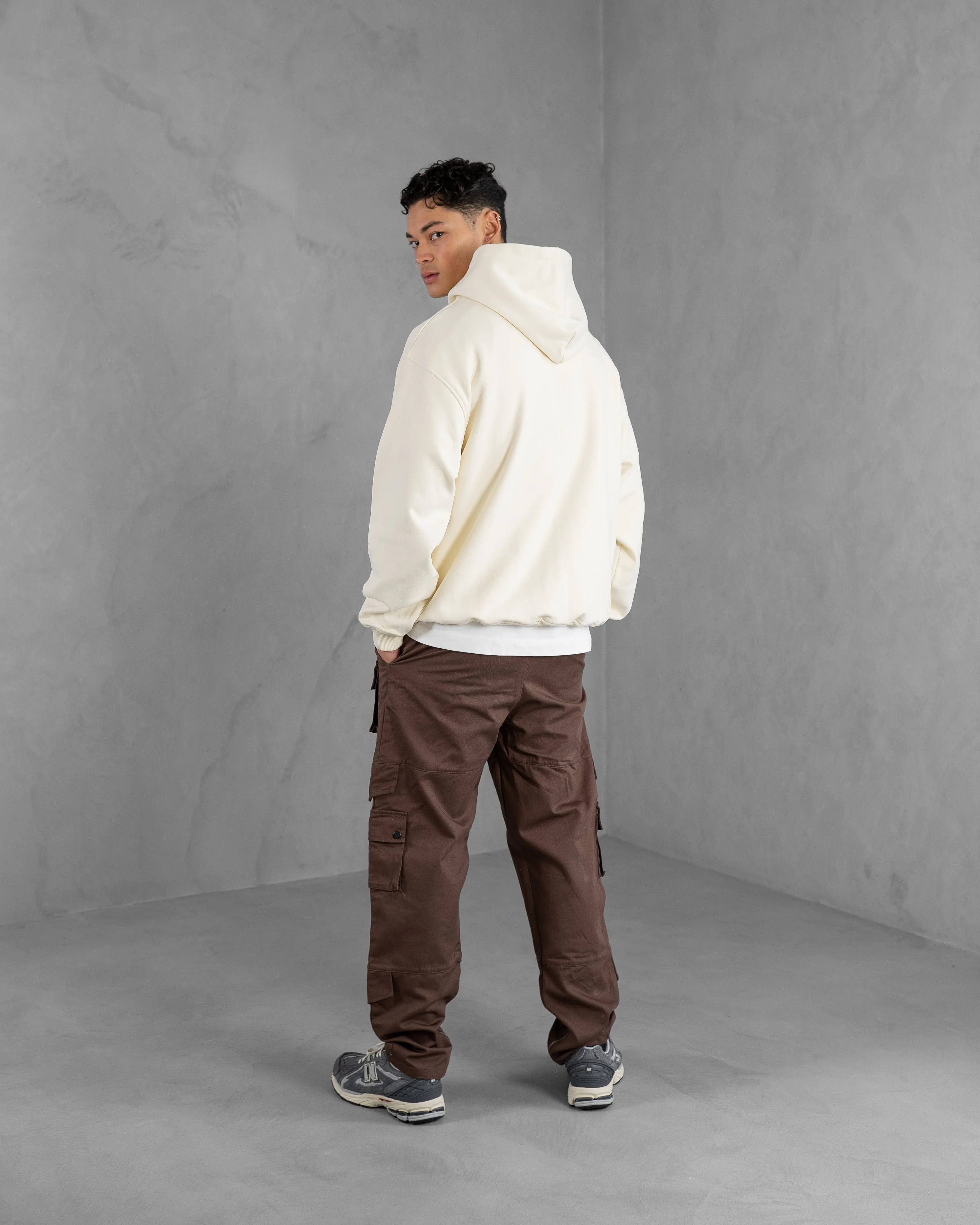 Blanks Hoodie - White Asparagus