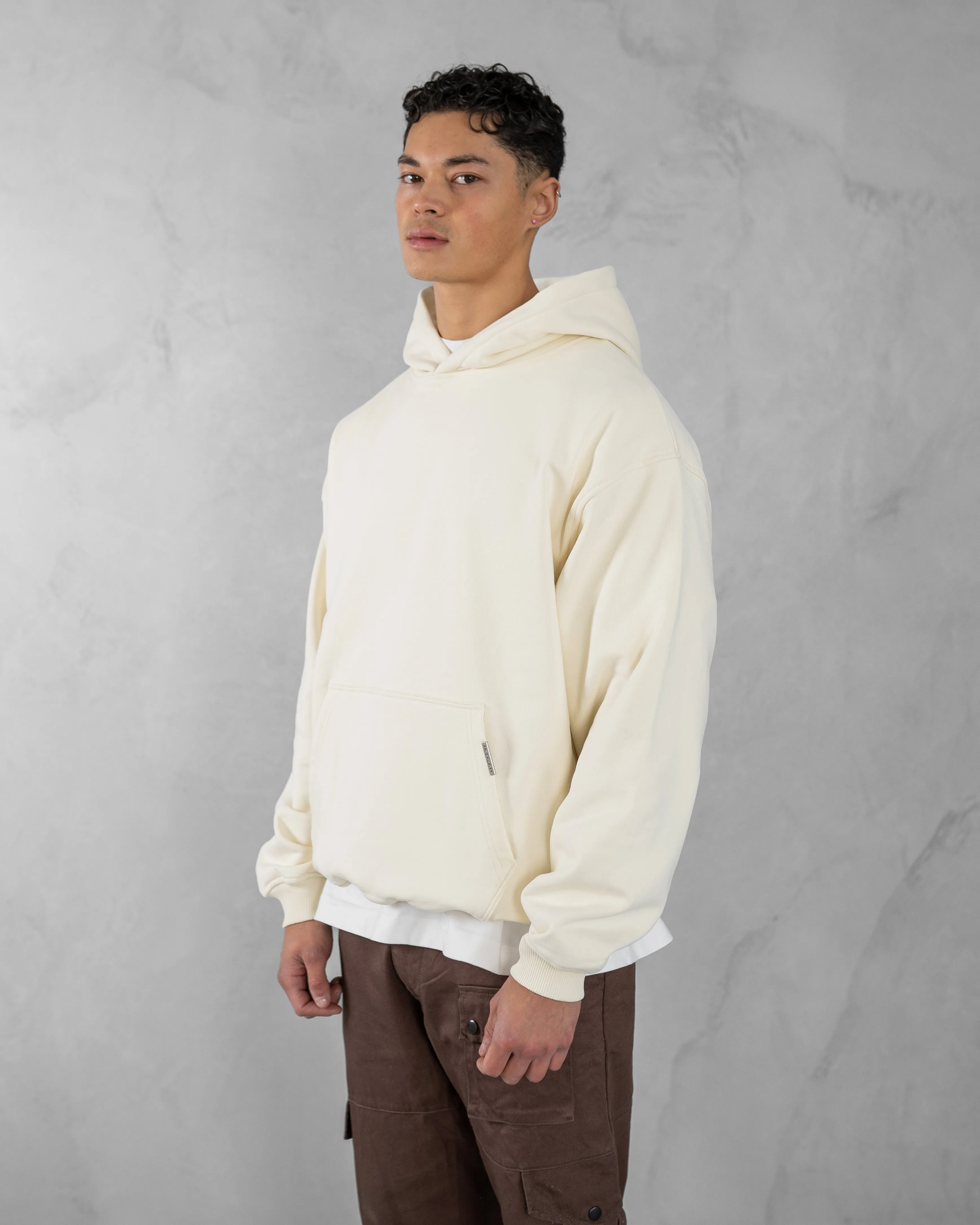 Blanks Hoodie - White Asparagus