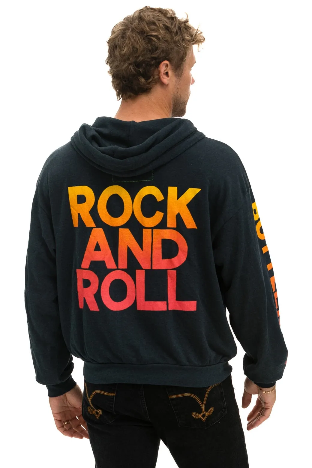 BOTTLEROCK 2024 RELAXED ZIP HOODIE - CHARCOAL