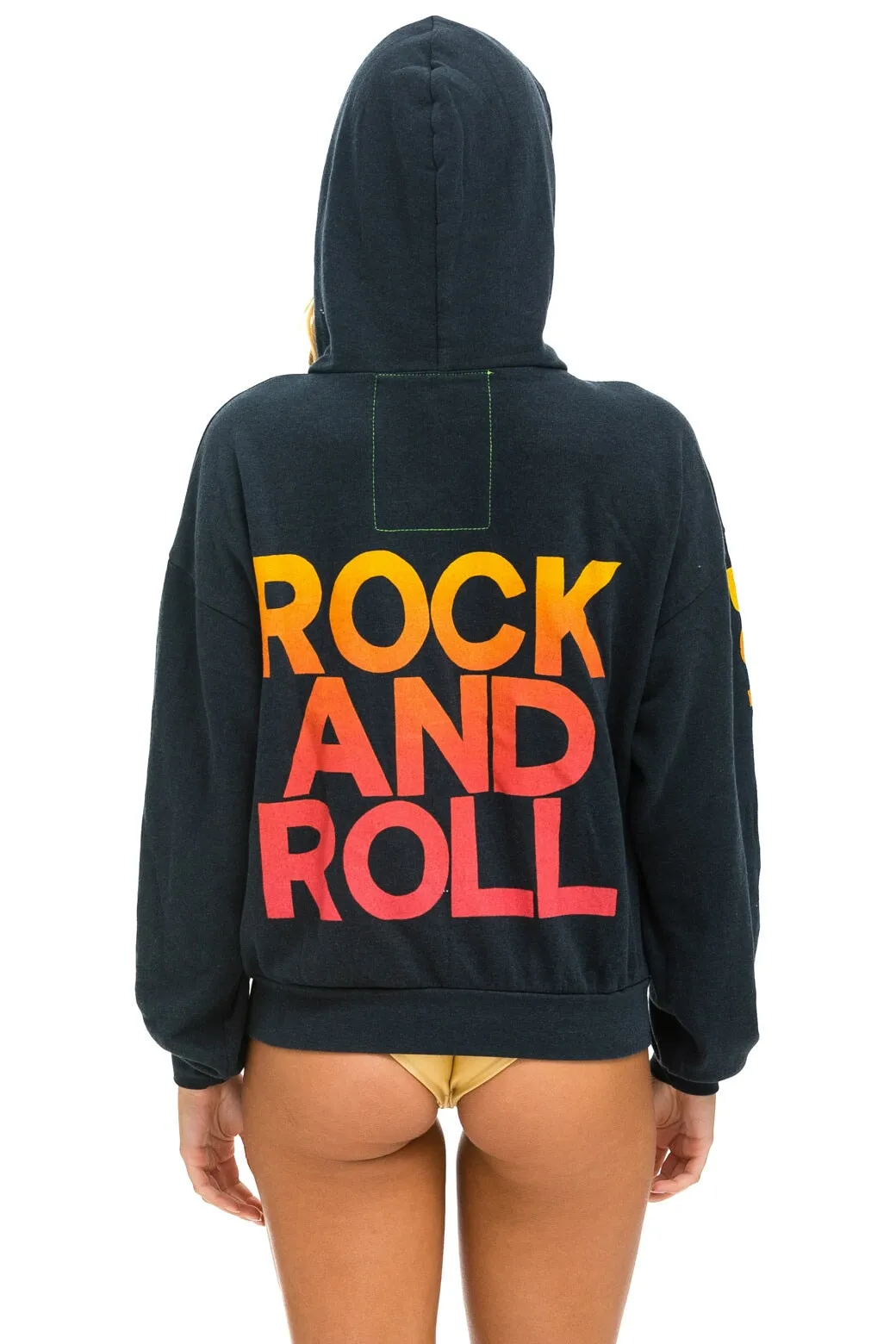 BOTTLEROCK 2024 RELAXED ZIP HOODIE - CHARCOAL