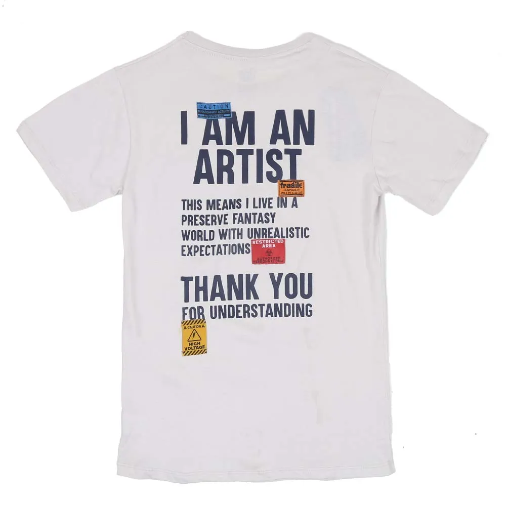 Boys Cotton Jersey T-Shirt I Am An Artist