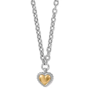 Brighton Pretty Tough Bold Heart Necklace