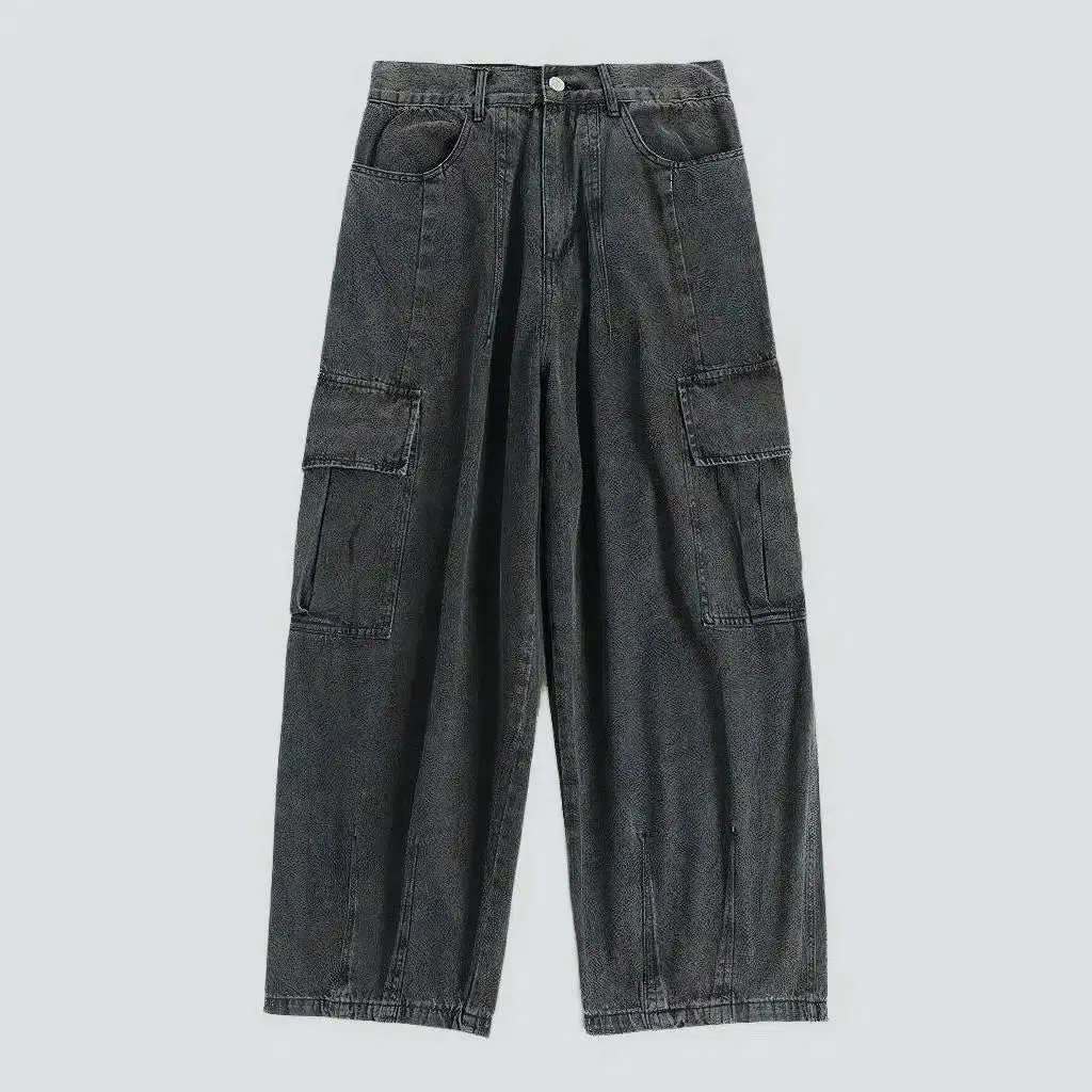 Cargo men's baggy jeans