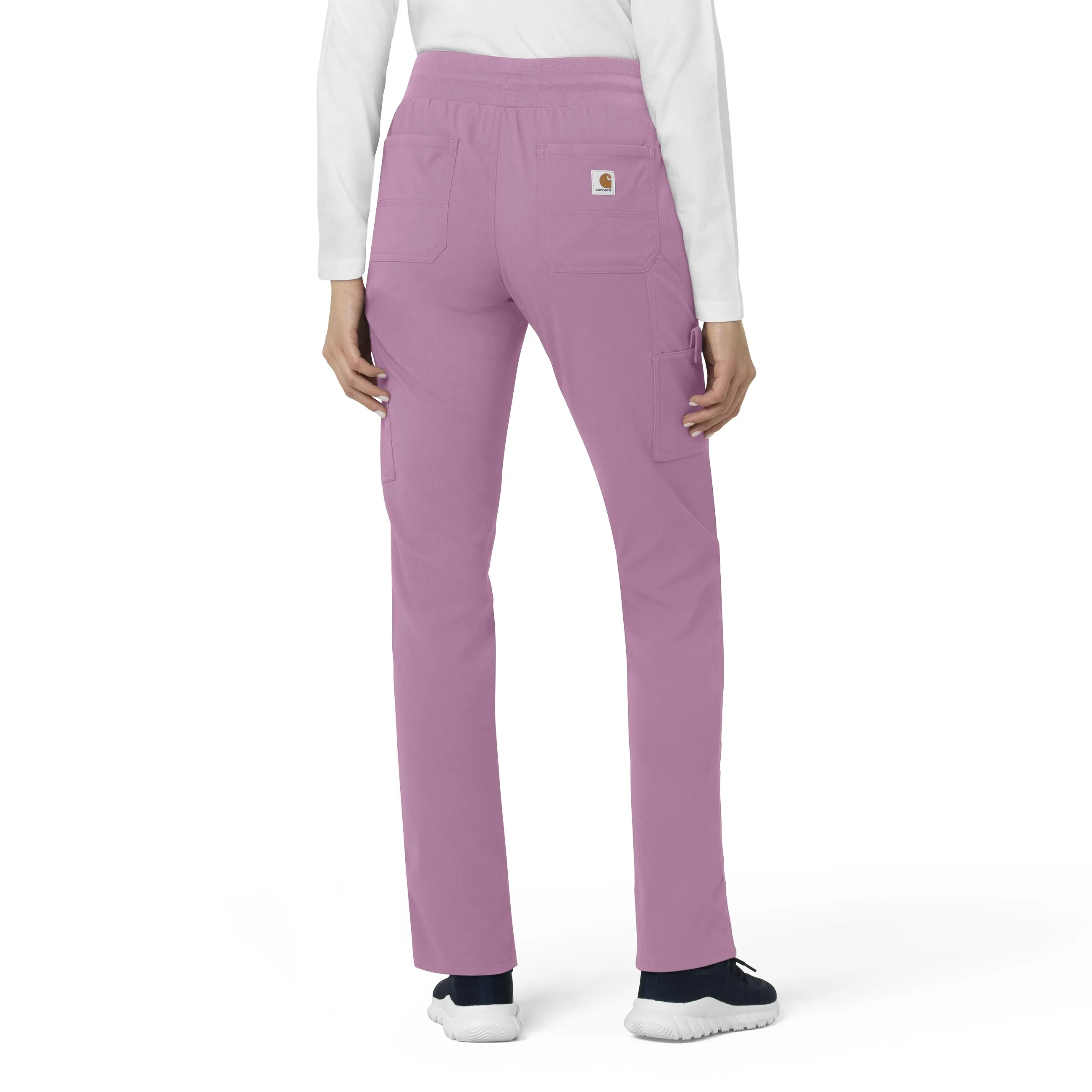 Carhartt Rugged Flex Peak Women's Slim Leg Scrub Pant - Thistle