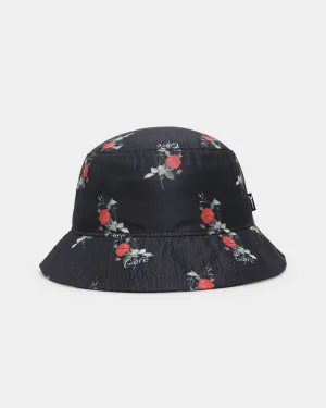 Carre Ament Repeat Bucket Hat Black