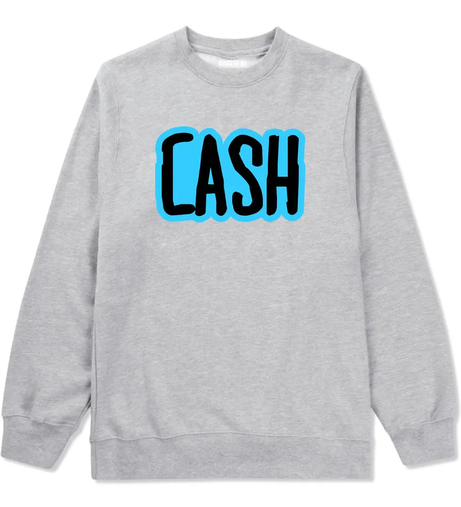 Cash Money Blue Style Crewneck Sweatshirt