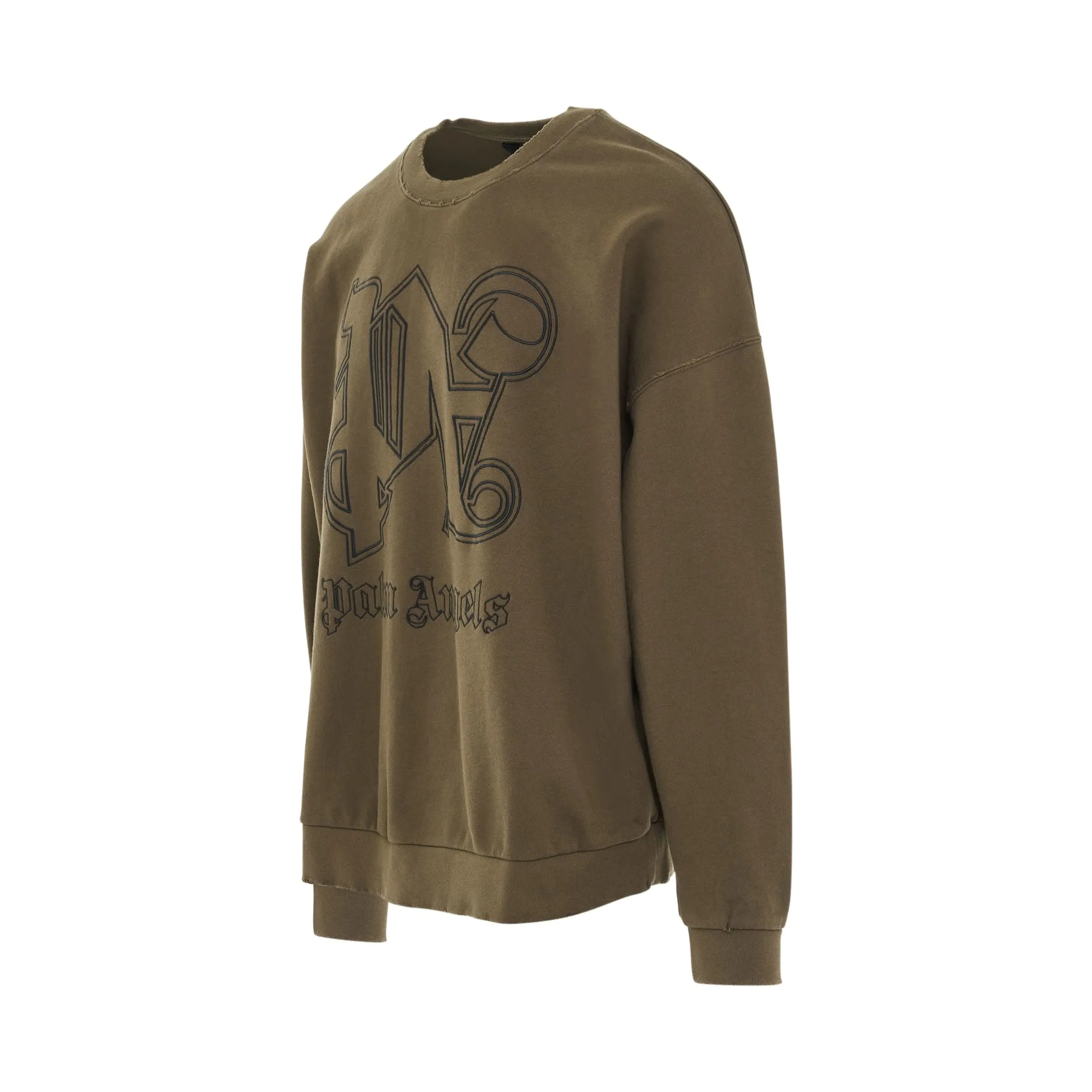 Classic Monogram Statement Sweatshirt in Brown