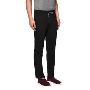 Cotton Blend Black Track Pant/Pyjama For Men