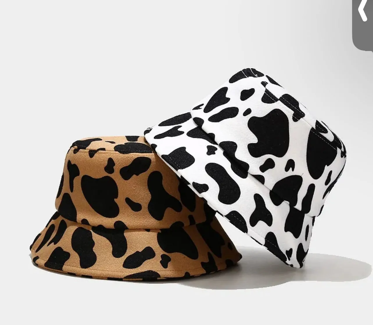 Cow Print Bucket Hat