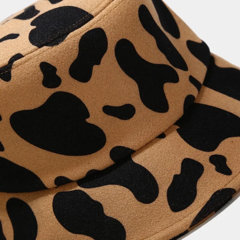 Cow Print Bucket Hat