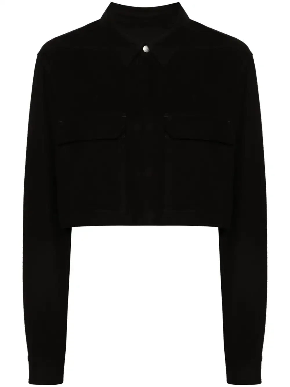 Cropped Outershirt Black