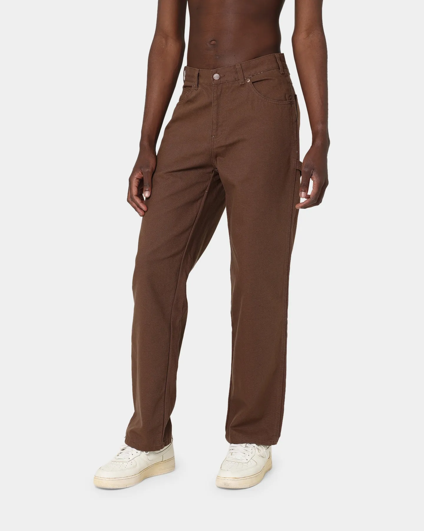 Dickies Relaxed Fit Duck Jeans Rinsed Brown