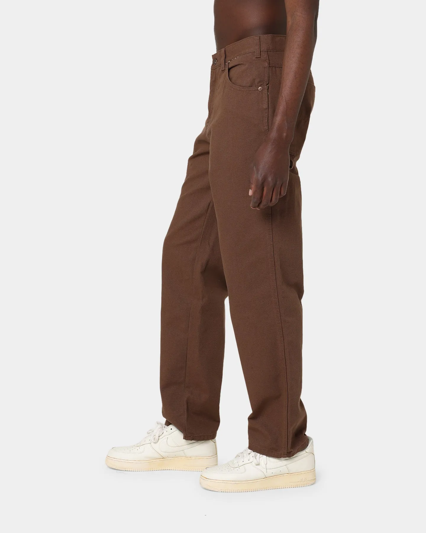 Dickies Relaxed Fit Duck Jeans Rinsed Brown