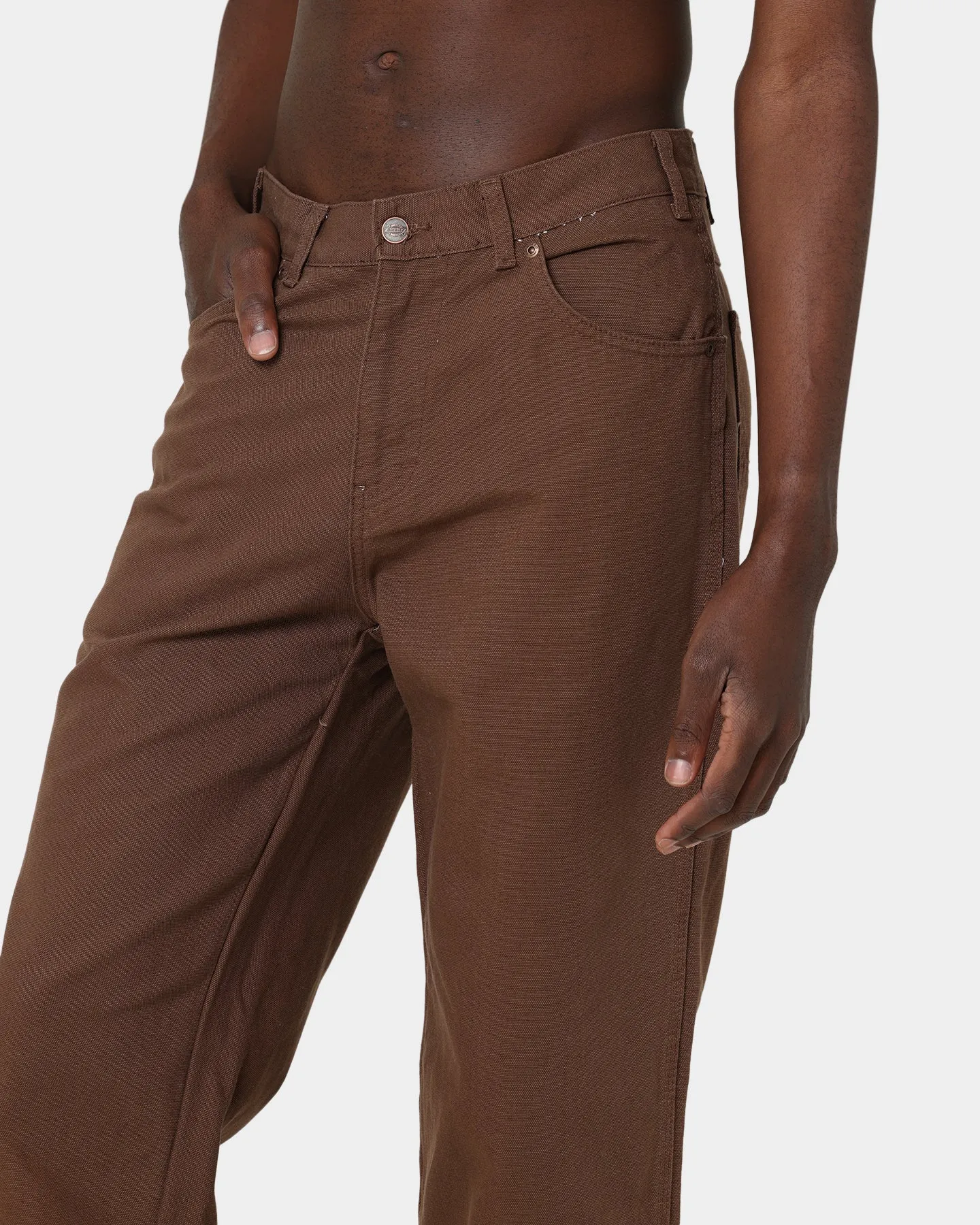 Dickies Relaxed Fit Duck Jeans Rinsed Brown