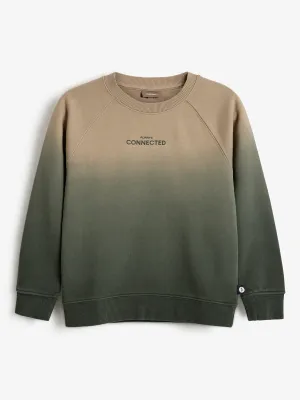 Dip-dye Sweatshirt - Kids - Green