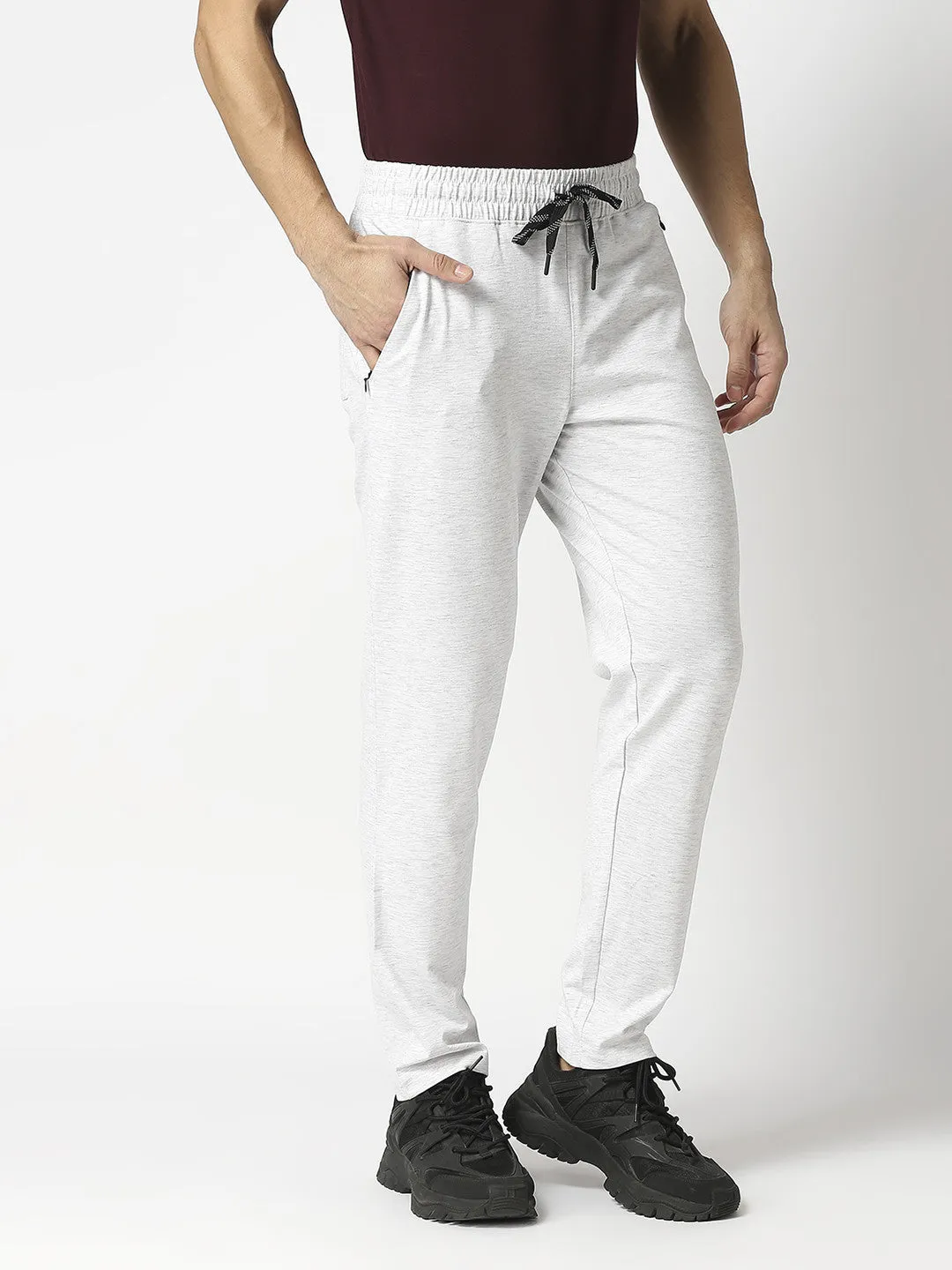 Ecru Tencel Lycra Track pant