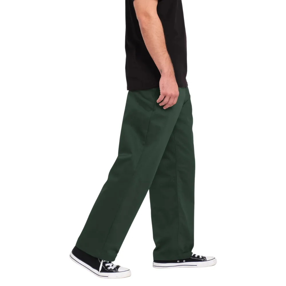 Frickin Skate Chino Trousers Dark Forest Green