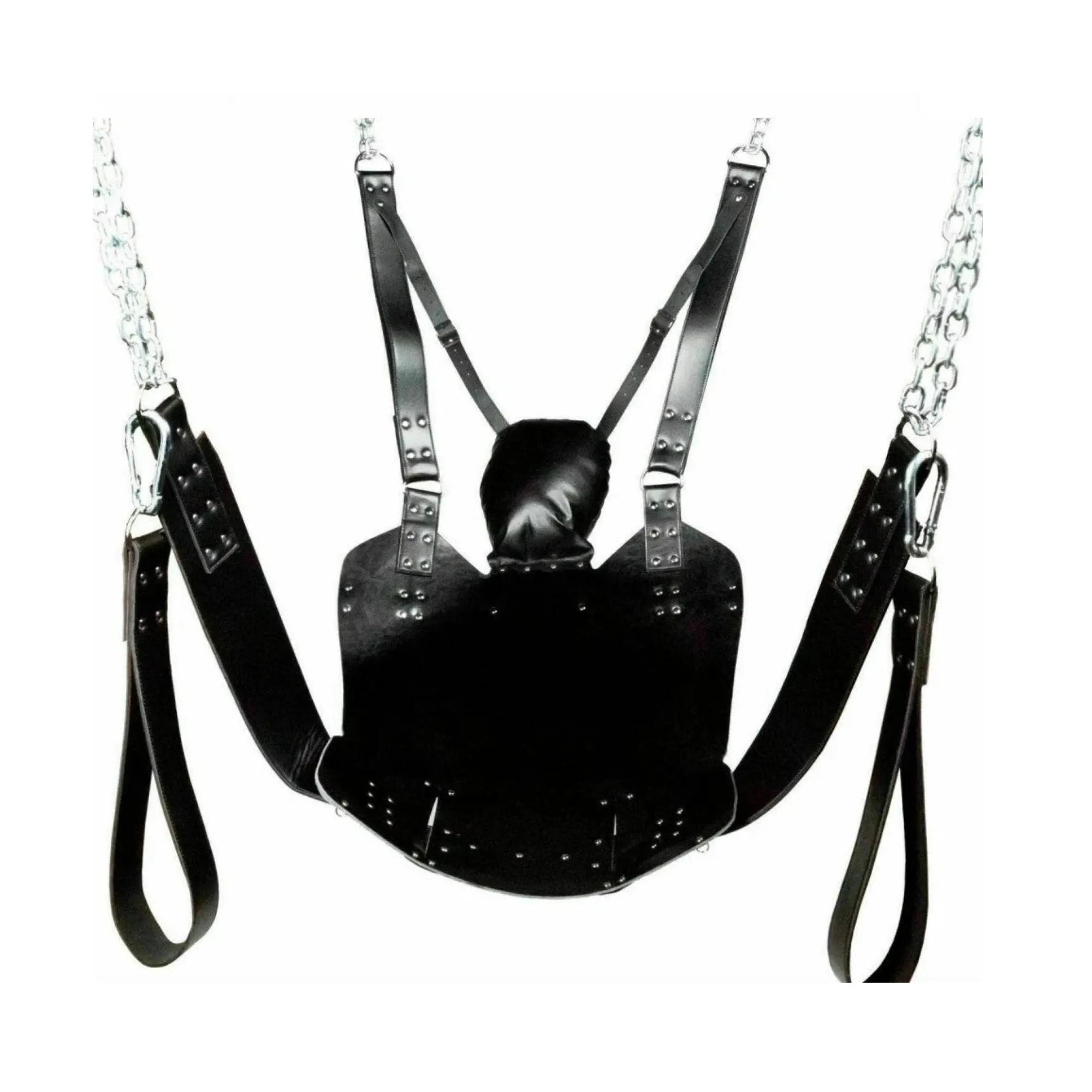 Heavy Duty Leather Sling with Chains and Straps