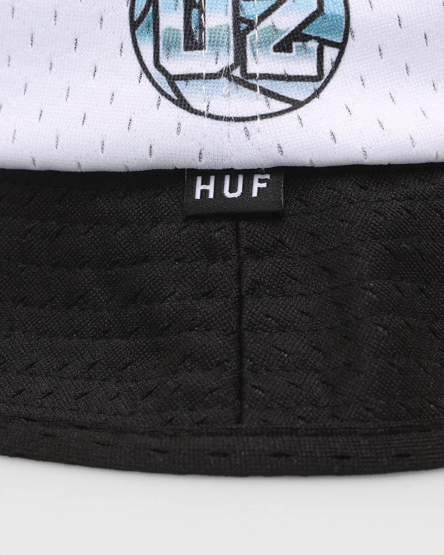 HUF Basketball Mesh Bucket Hat Black