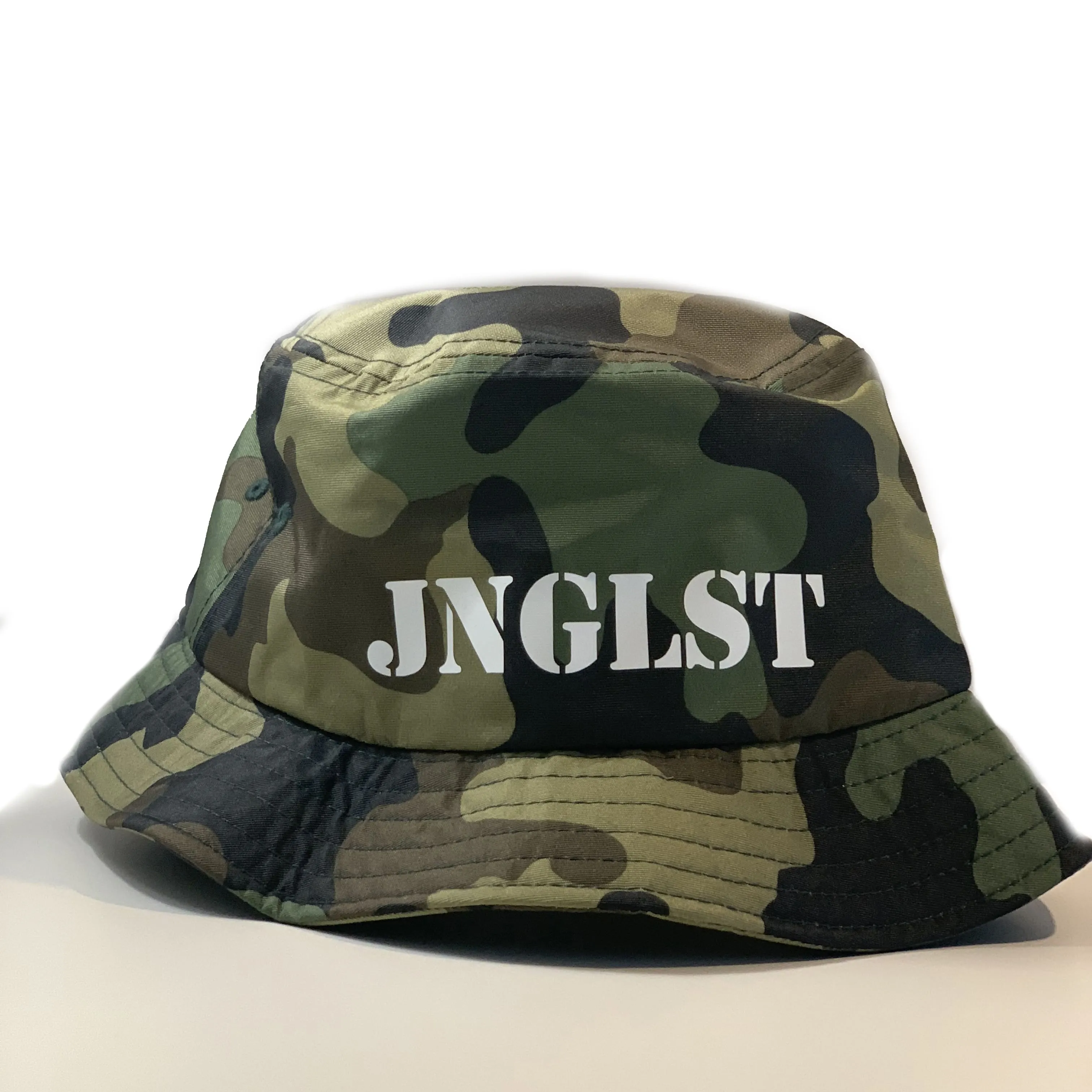 JNGLST Woodland Camo Bucket Hat