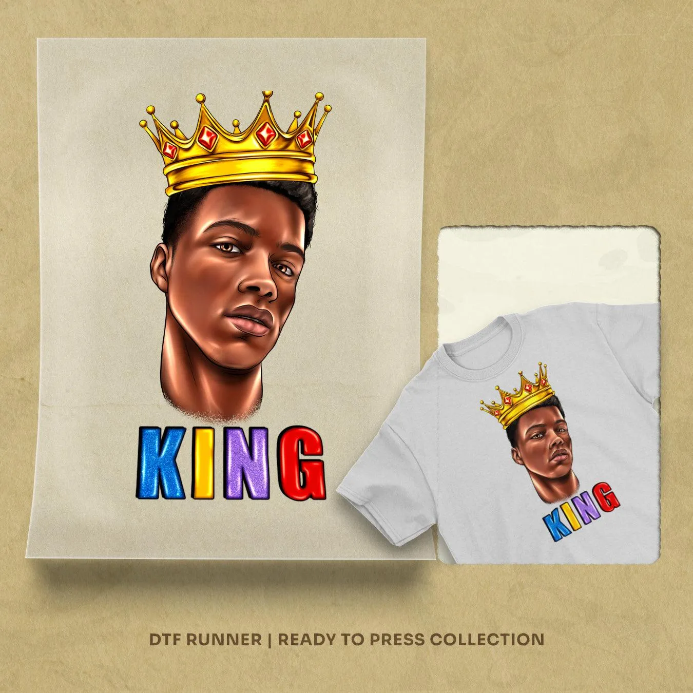 King dtf prints