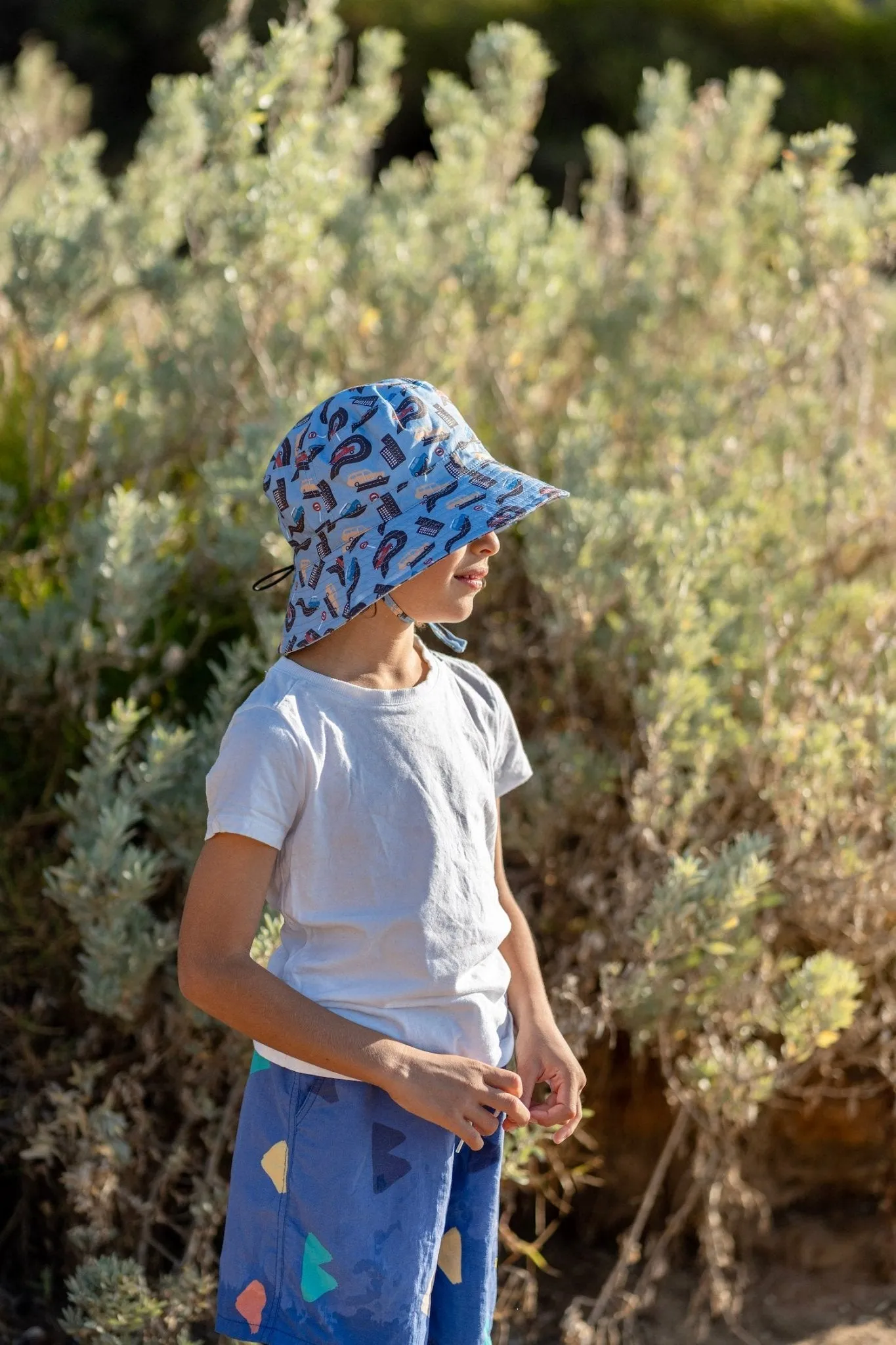 Let's Hit The Road Wide Brim Bucket Hat