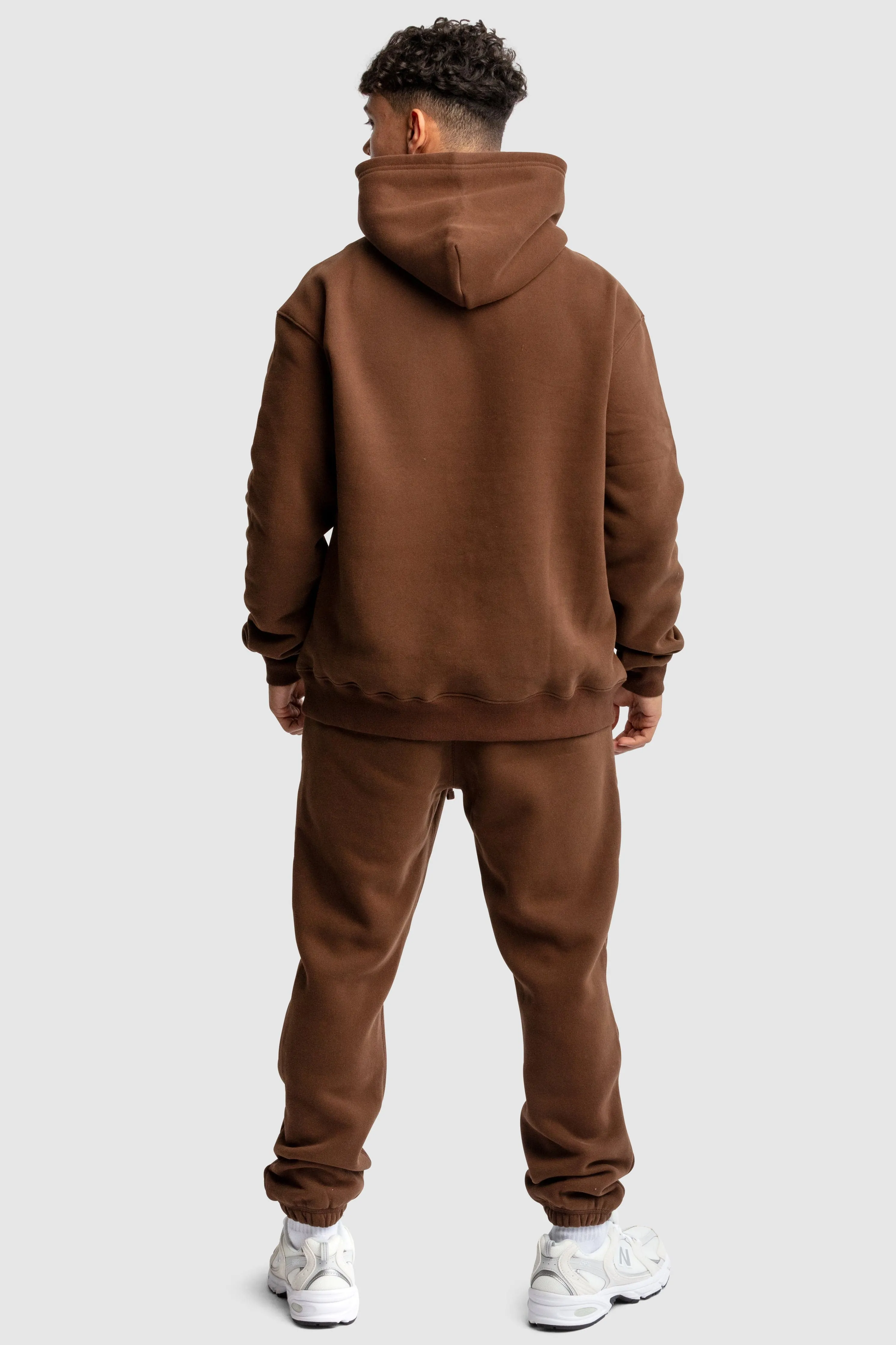 Men's DYVN Relaxed Fit Hoodie - Chocolate