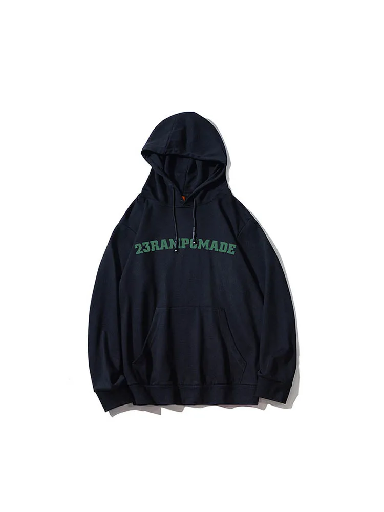 Men'S Flowy Streetwear Hoodies With Lettering