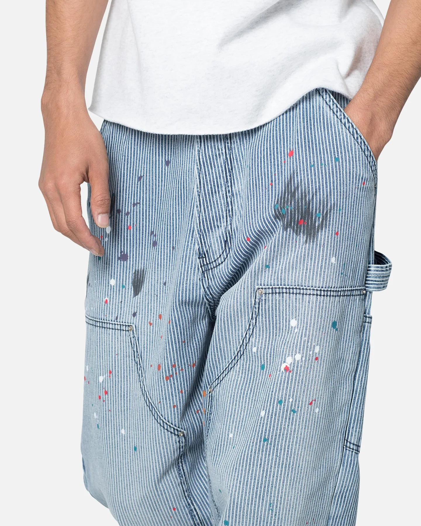 MNML Jacquard Carpenter Pants Blue