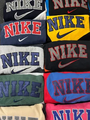 NIKE Spellout  Rework Style Sweatshirts all sizes - MOQ 15 pcs