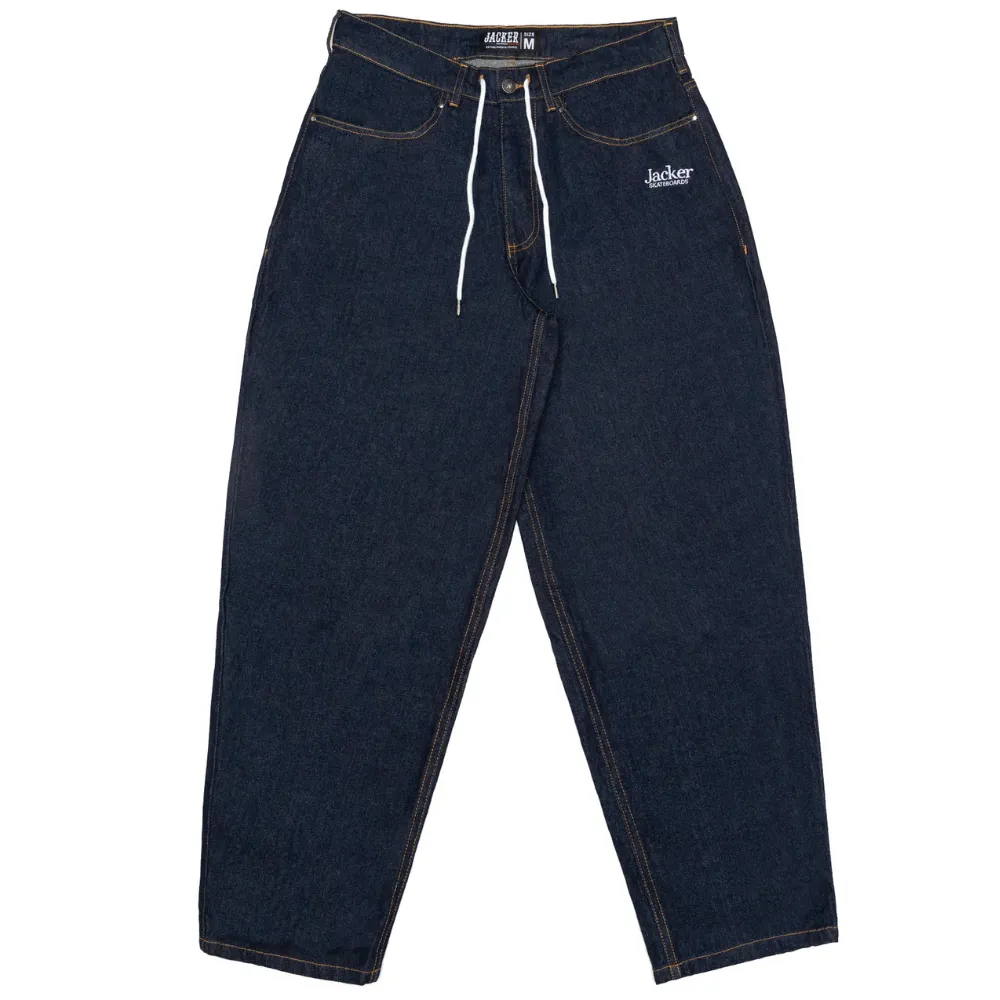 Nostalgia Baggy Pants Raw Blue