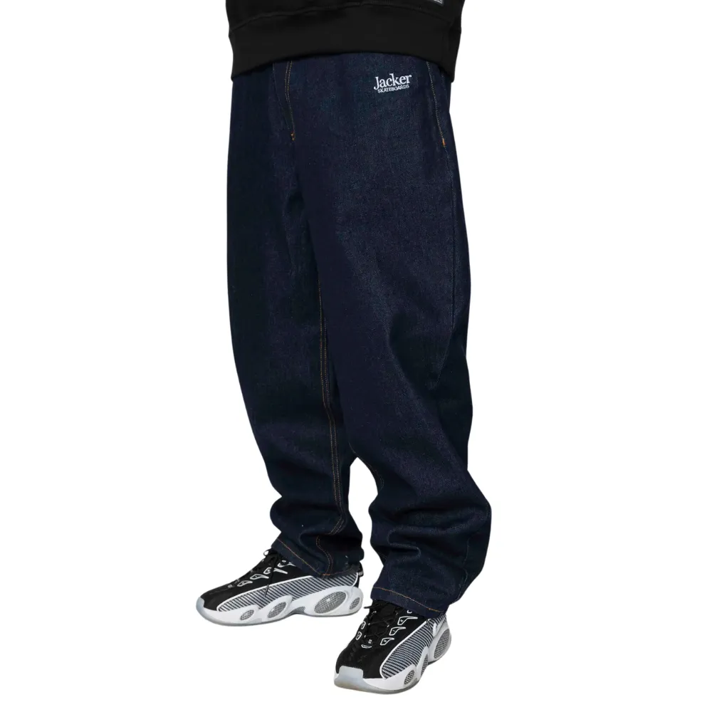 Nostalgia Baggy Pants Raw Blue