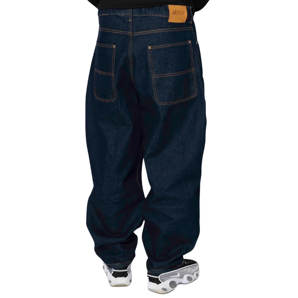 Nostalgia Baggy Pants Raw Blue