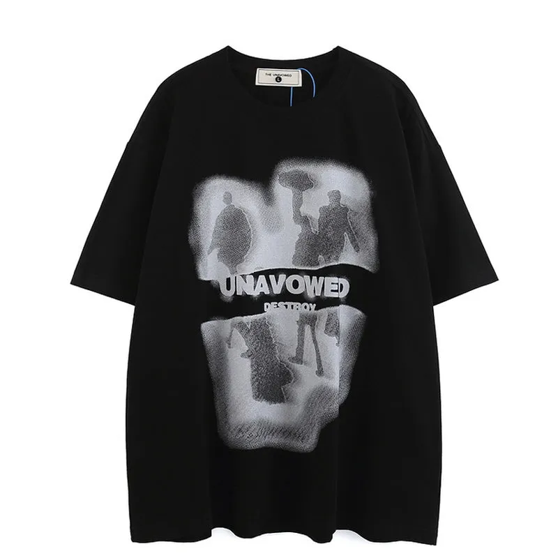 Oversize Personality Print T-Shirt