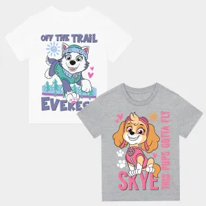 PAW Patrol T-Shirts 2 Pack - Everest And Skye