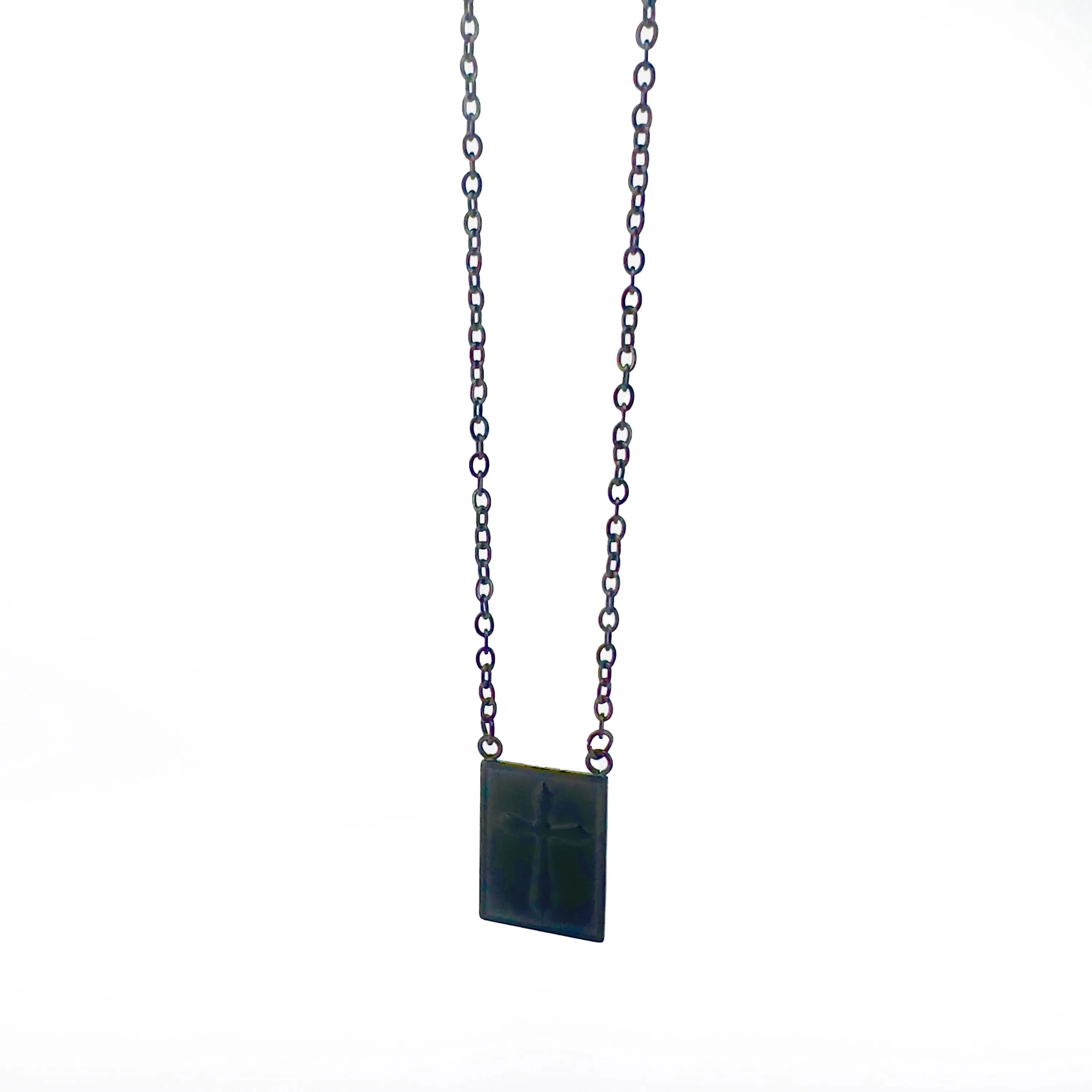 Paxon Stainless Steel Chain Necklace with Symbolic Pendant