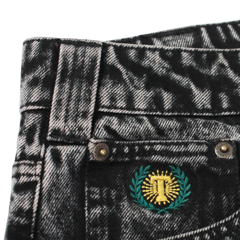 Plaza Jeans - Acid Wash Black