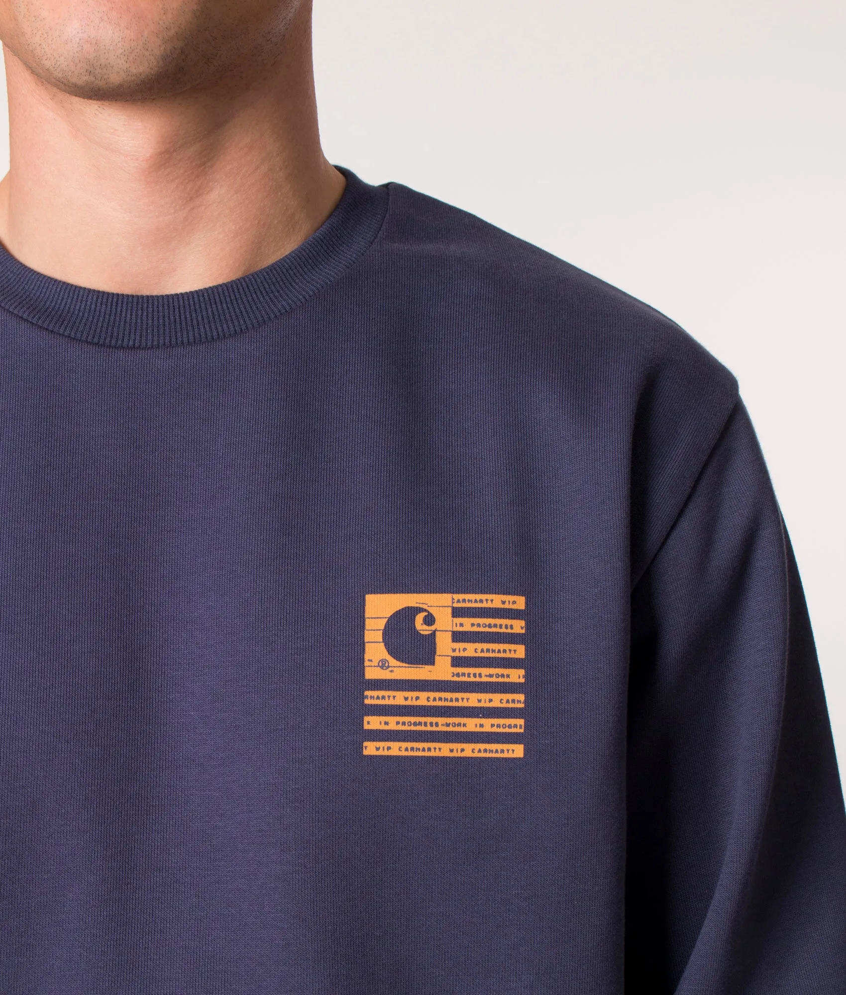 Relaxed Fit Label State Flag Sweat