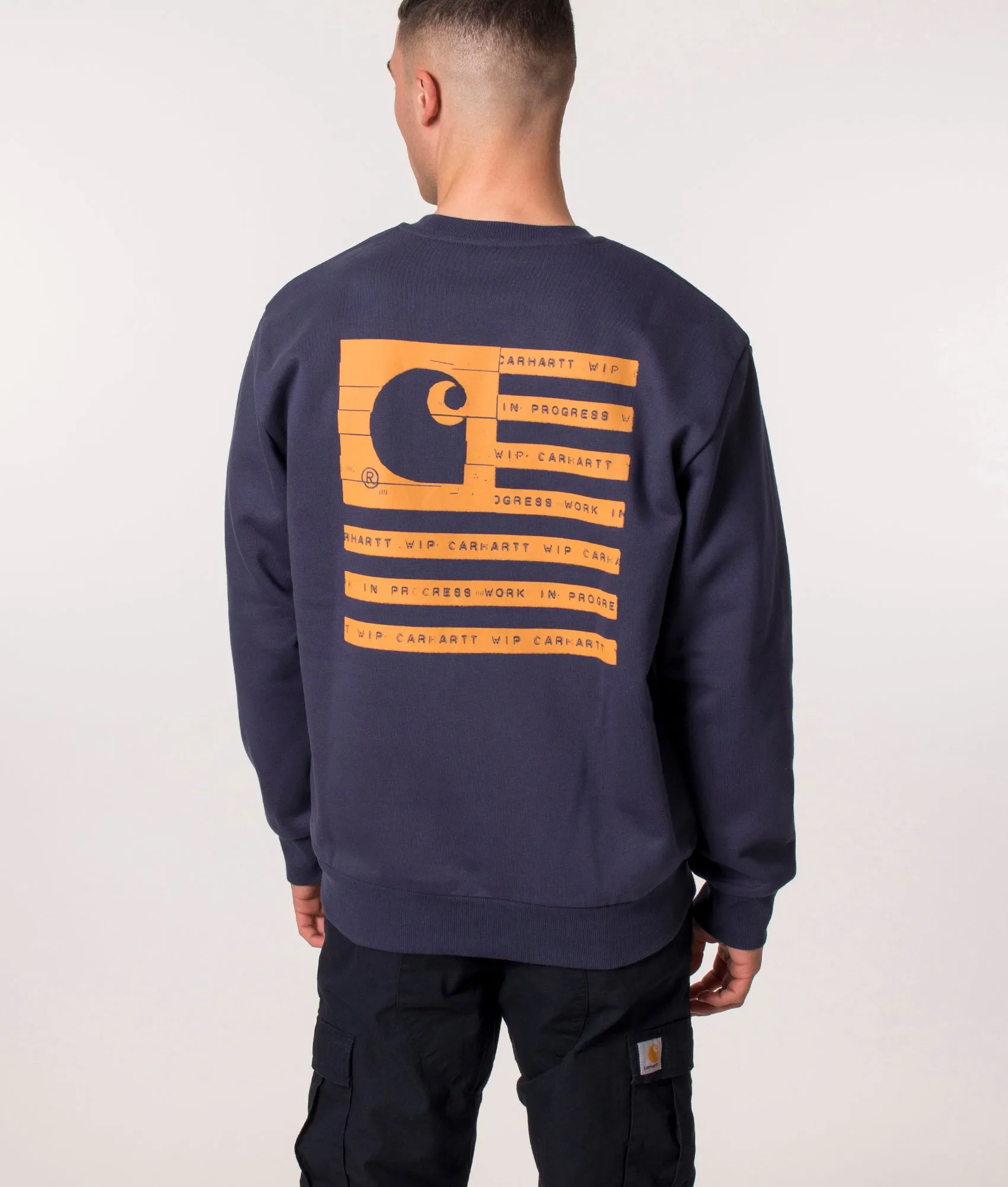 Relaxed Fit Label State Flag Sweat