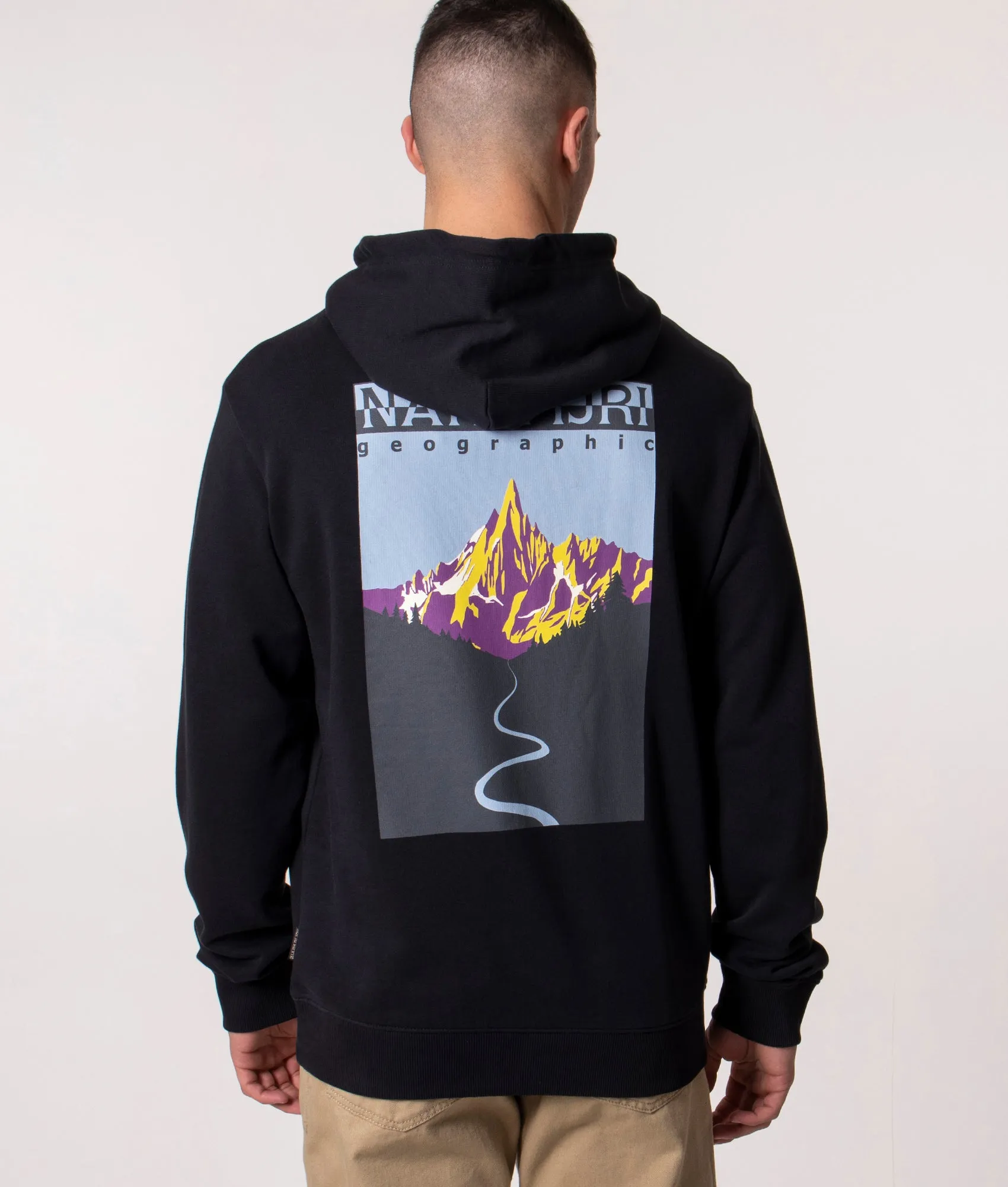 Relaxed Fit Quintino Back Print Hoodie