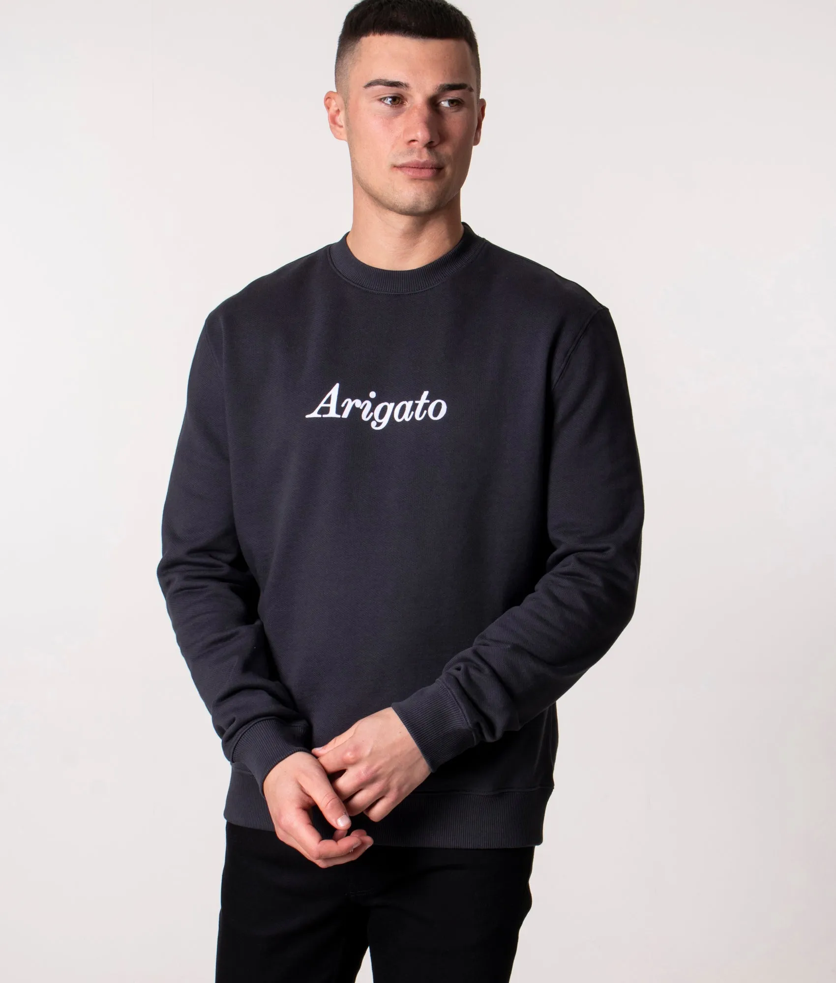 Relaxed Fit Script Sweatshirt