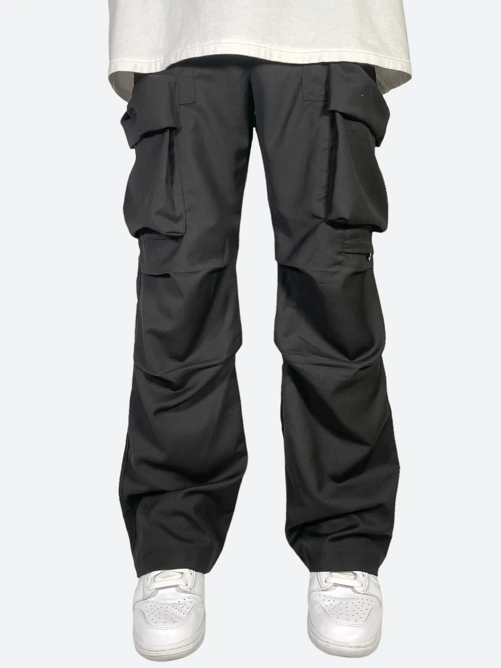 RIBBED UTILITY CARGO PANTS：リブドユーティリティカーゴパンツ