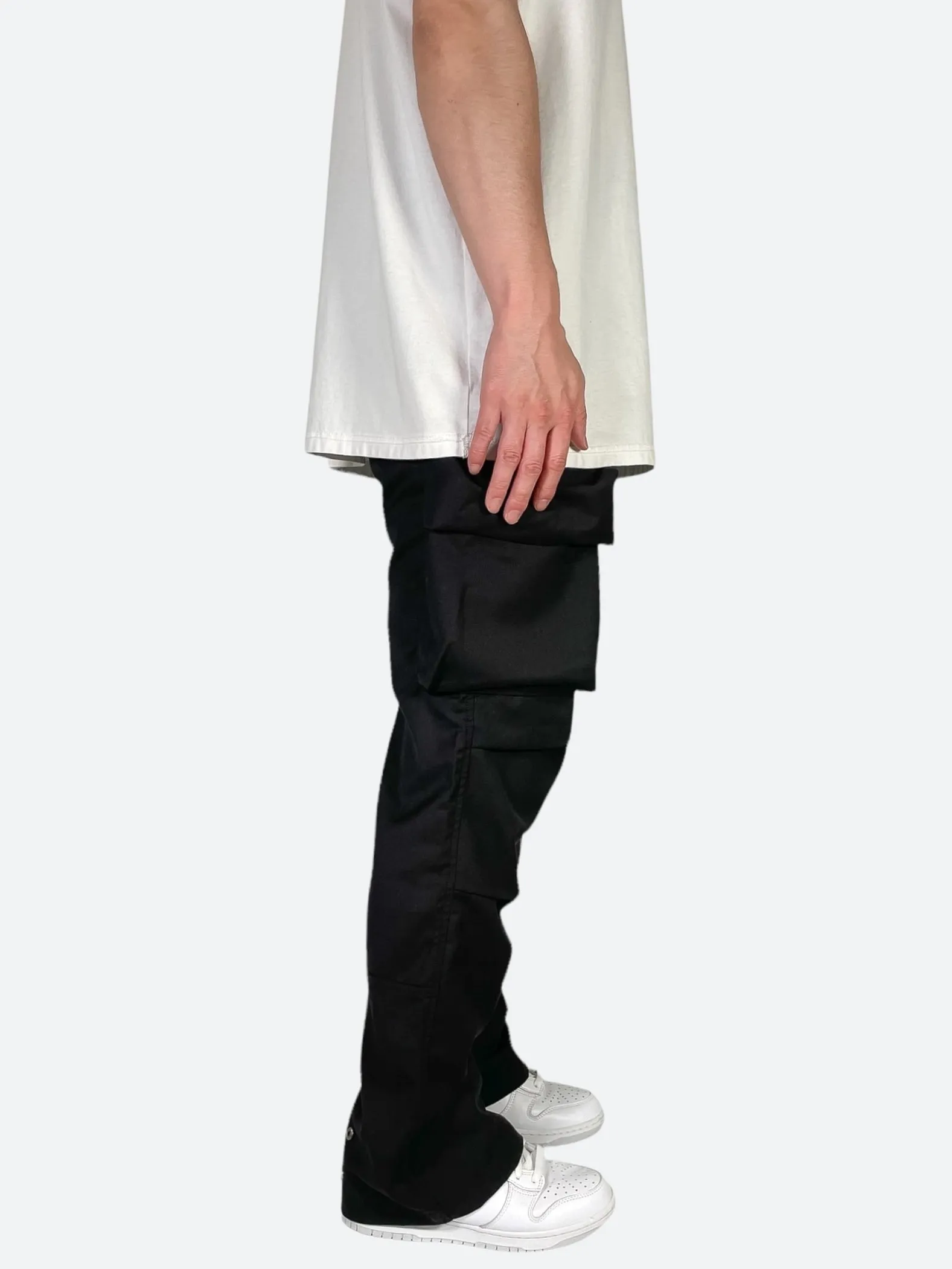 RIBBED UTILITY CARGO PANTS：リブドユーティリティカーゴパンツ