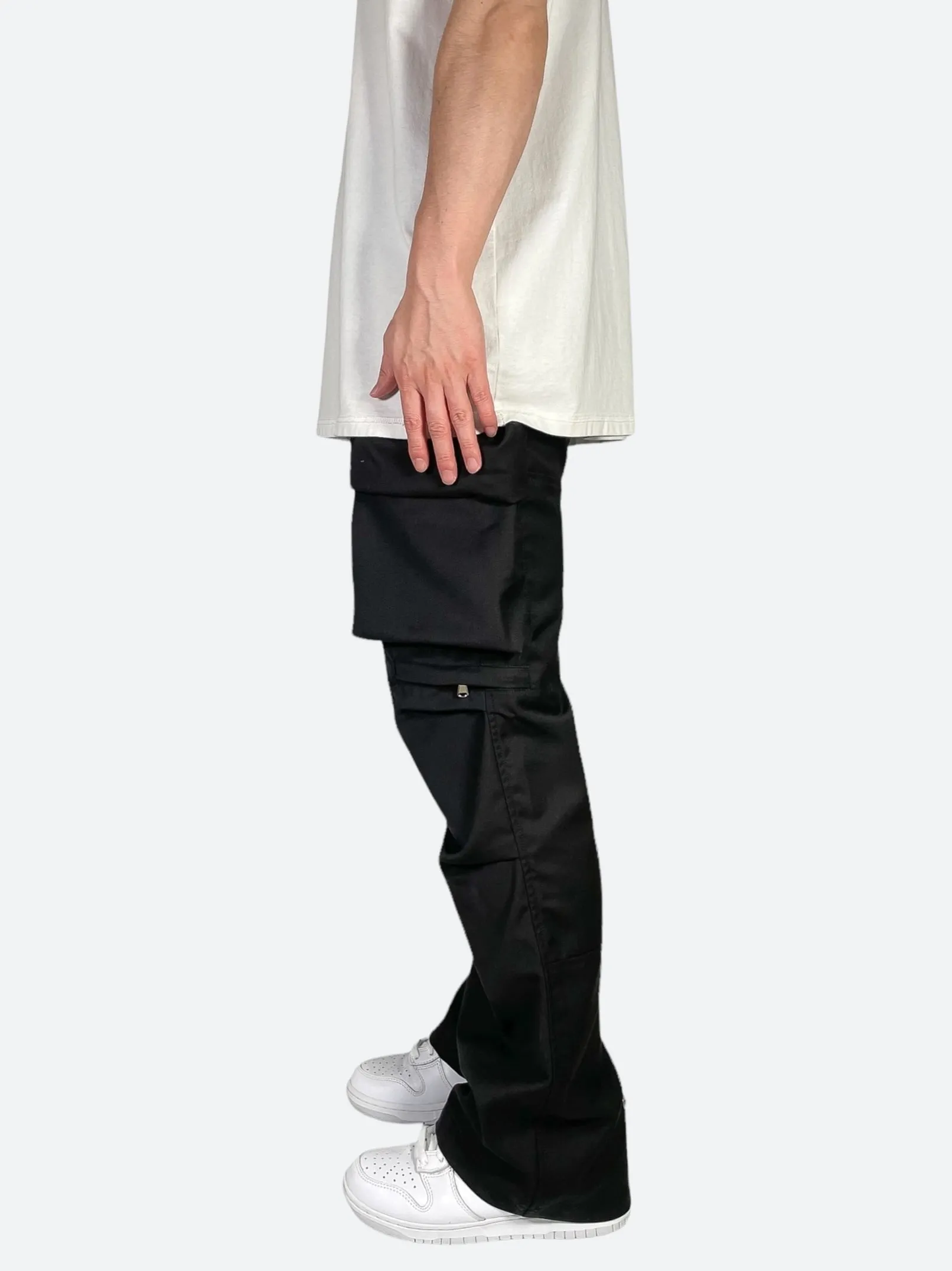 RIBBED UTILITY CARGO PANTS：リブドユーティリティカーゴパンツ