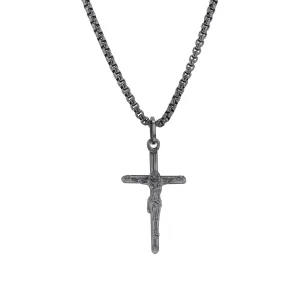 Salvation Stainless Steel Crucifix Necklace